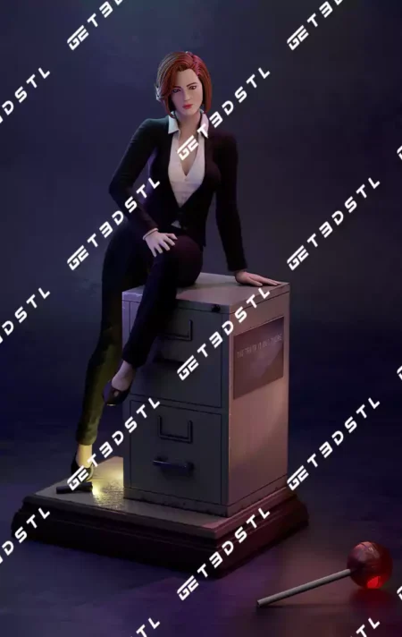 Dana Scully 3D Print Model STL