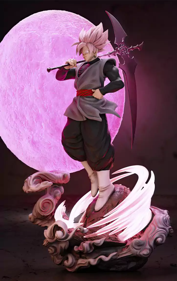 Goku Black STL anime statue model