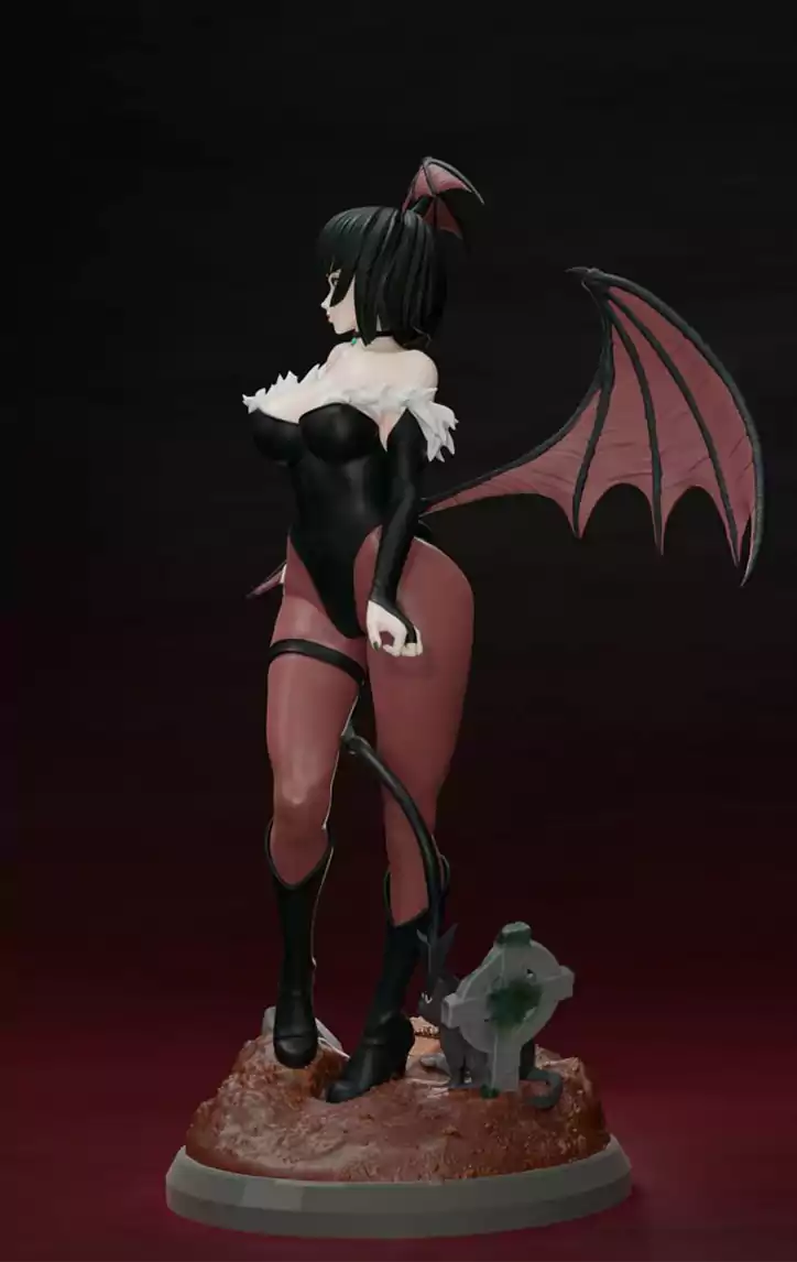 Darkstalkers Morrigan STL 3D print model