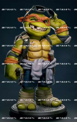 Michelangelo TMNT STL 3D Print Model