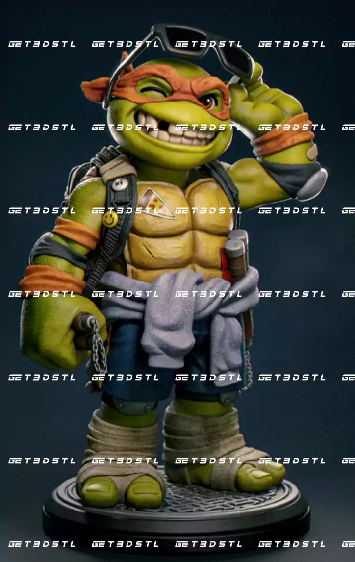 Michelangelo TMNT STL 3D Print Model