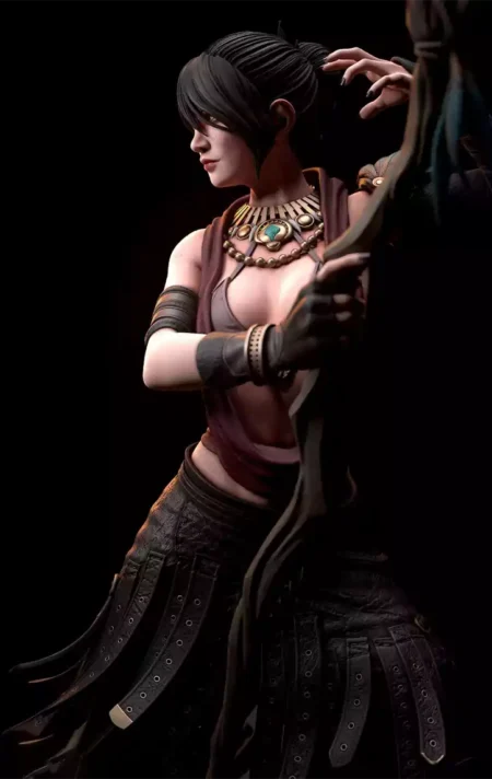 Morrigan fanart STL model