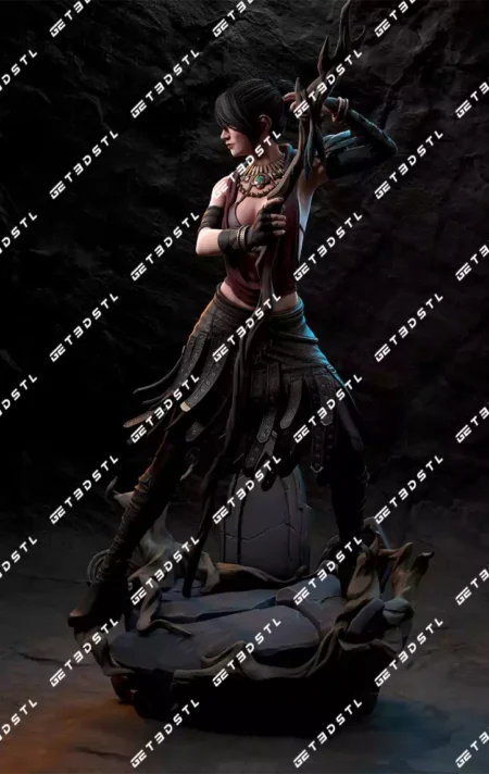Morrigan Dragon Age 3D STL Model