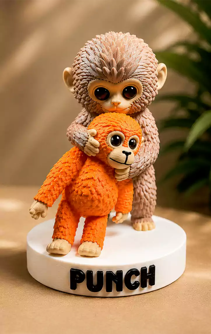 Punch Monkey Buddies multicolor-ready 3MF