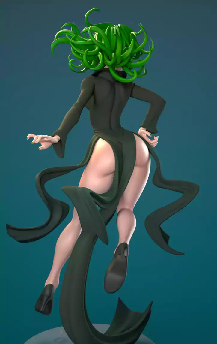Tatsumaki 3D printable anime model