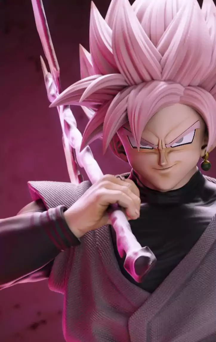 Super Saiyan Rose STL collectible figure