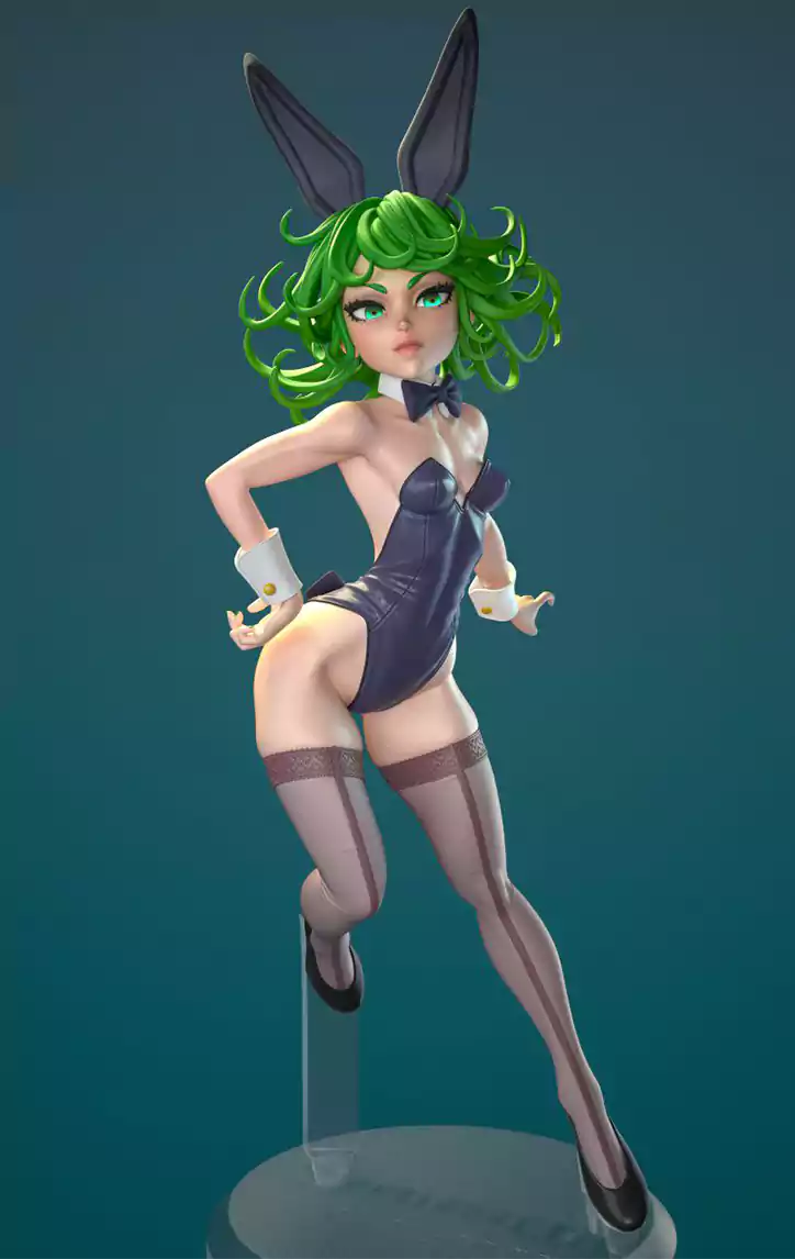 Tatsumaki STL anime figurine model