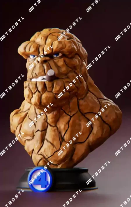 The Things Bust STL 3D Print Model
