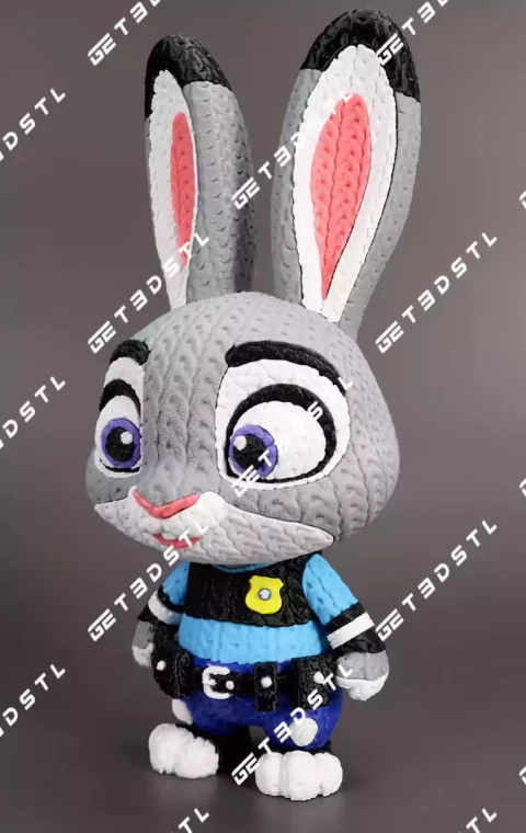 Judy Hopps Amigurumi 3D