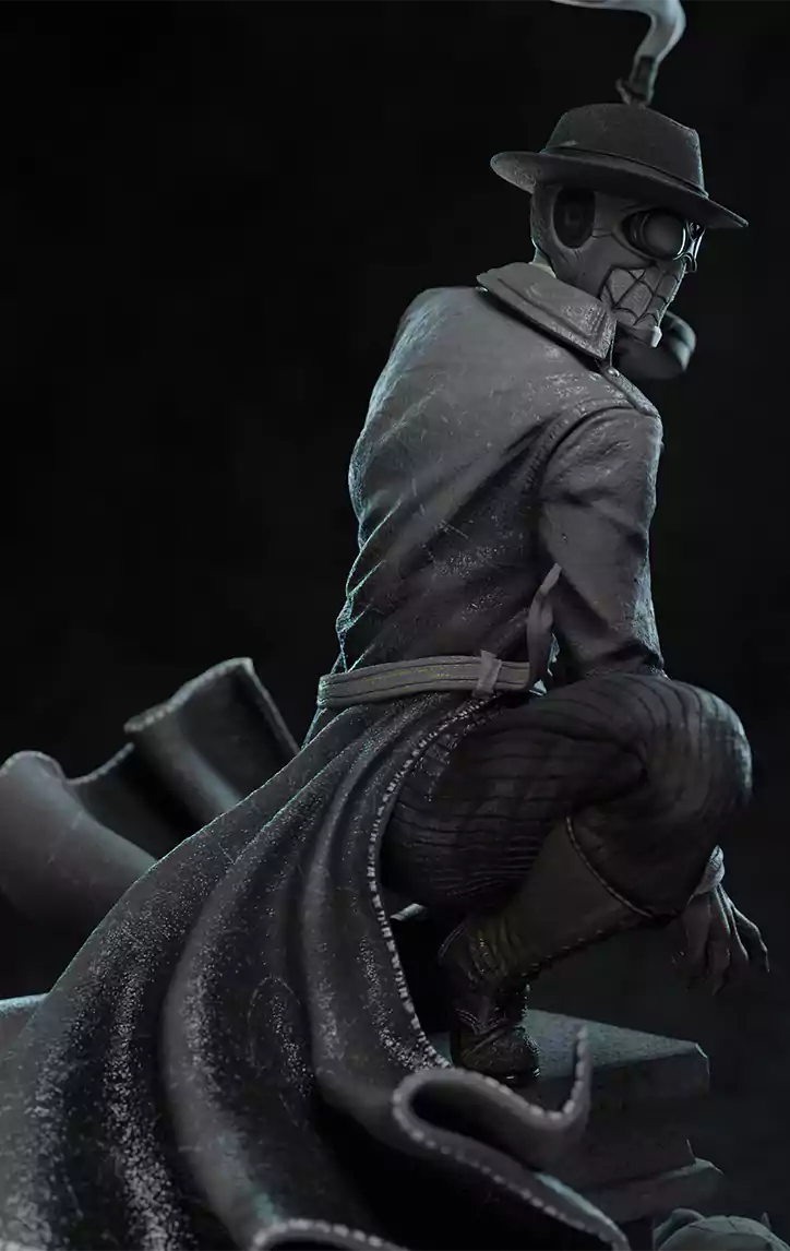Spider-Verse Spider-Noir collectible STL model