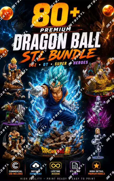 Dragon Ball STL mega bundle