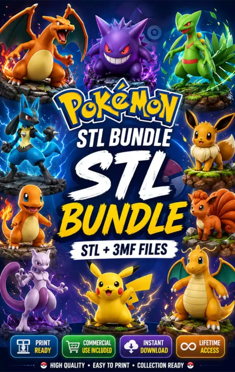 Pokemon STL Bundle