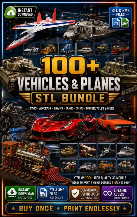 Vehicles STL Bundle