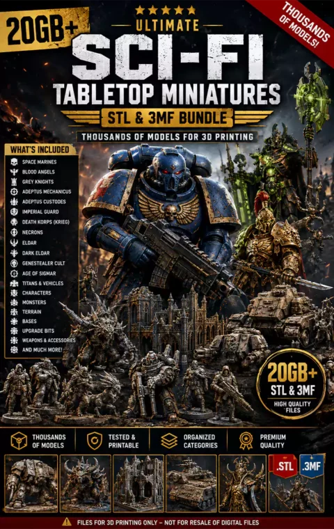 Warhammer STL & 3MF Bundle