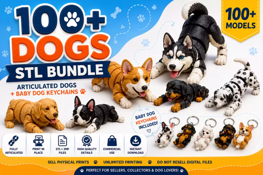 Articulated Dog STL Bundle Guide  